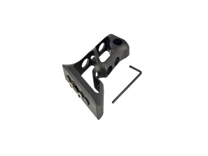 Metal CNC šikmá ručka, Keymod - černý