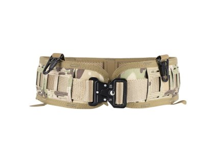 DELTA SIX LASER CUT BATTLE BELT MOLLESYSTEM BELT WITH METAL BUCKLE-MULTICAM