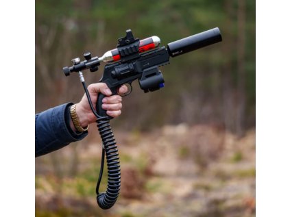 Držák na 88G CO2 bombičku pro zbraně Umarex T4e + 3x Picantinny 20 mm