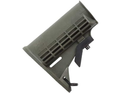 RAP4 FLEXI AIR STOCK M-16 RAMENNÍ OPĚRKA (PRŮMĚR 50 MM) OLIVOVÁ MCS Flexi Air M-16 Butt Stock for HP Systems up to 50 mm – Olive