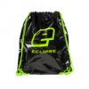 Eclipse LDPE Drawstring Bag Black/Green
