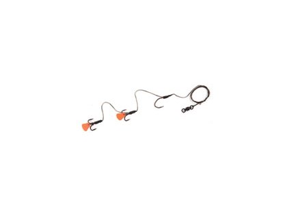FOX RAGE CAT XS POWERPOINT MULTI HOOK RIG - 112CM 100KG/220LB