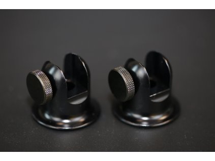 stage stands black