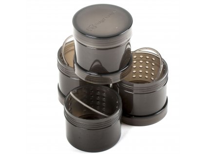 Ridgemonkey Modular Hook Bait Pots | Zásobníky na nástrahy | Hnědá 2