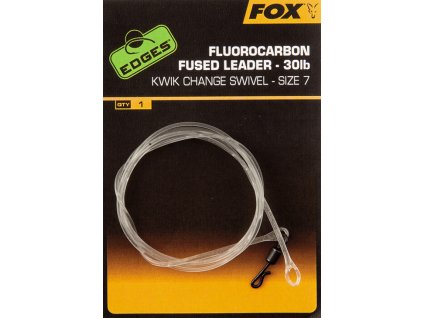 cac694 edges fluorocarbon fused leader size 7