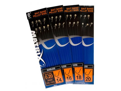 bait band method rigs 6inch size14 20 barbless group