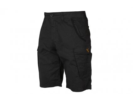 fox collection combat shorts black orange angled