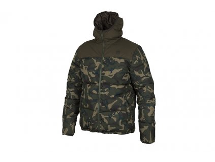 fox chunk camo jacket khaki camo angled