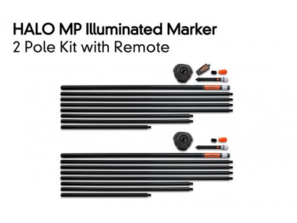halo mp illuminated marker kit 2 pole with remote