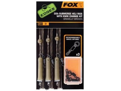 FOX 30lb Submerge Heli Rigs Kwik With Kwik Change Kit