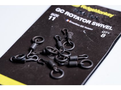 RIDGE MONKEY Quick Change Rotator Swivel - obratlík pro montáže Ronnie Rig vel.11