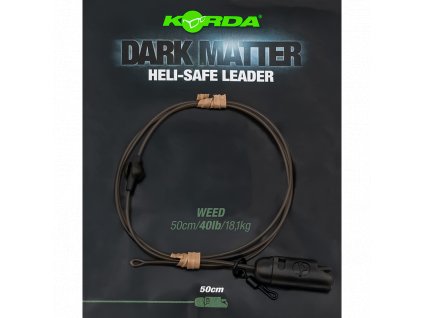 KSZ74 Dark Matter Leader Heli Safe Weed 40lb 50cm