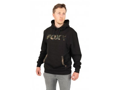 cfx128 133 fox lightweight black camo print pullover hoodie main