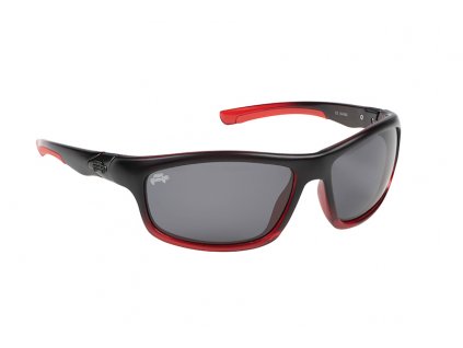 nsn008 rage trans sunglasses red black grey lens no shadow