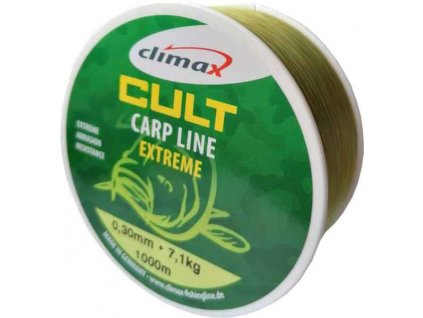 CLIMAX CULT Carp Line Extreme mattolive 1000m