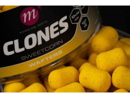 mainline baits clones sweetcorn barrel wafters 10mm x 14mm