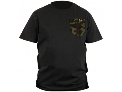 avid carp tricko cargo t shirt black (1)