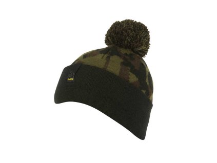 AVID Černá a maskáčová čepice Bobble Hat