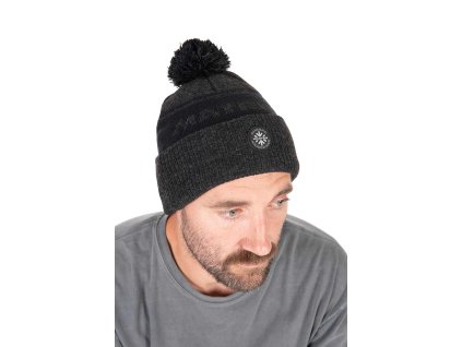 FOX MATRIX Čepice Grey Sherpa Bobble Hat