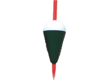 Splávek bílo-zelený S 0.5g (Variant 3,0g)