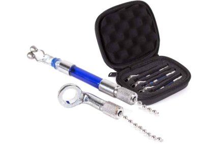 Swinger set v pouzdře - modrý řetízkový