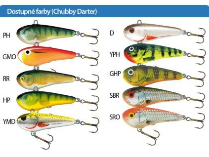 Salmo rybářské woblery chubby Darter CD5 (Variant barva GHP)