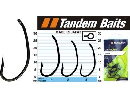Kaprové rybářské háčky Saviar Tandem Baits 10ks (Variant vel. 1, 10ks)