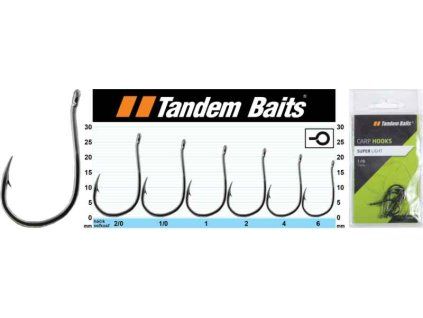 Rybářské háčky kaprove Super Light - Tandem Baits (Variant velikost 1/0, 7ks)