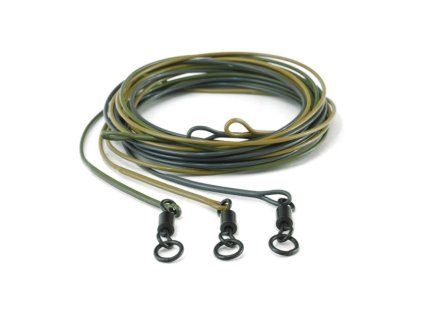 FC Hardcore Leader / ring swivel / Weed 1 m / 2 ks (Variant barva weed)