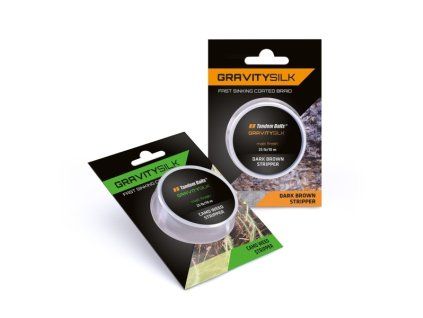 Šňůra Gravity Silk Stripper 25lb / 10 m (Variant Dark Brown)