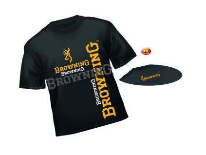 Rybářské tričko Browning černé (Variant velikost XS)