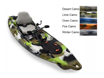 Kajak LURE 11.5 V2 OVERDRIVE READY 352cm (Variant Barva: Fire Camo)
