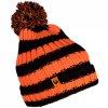 bonnet guru bobble noir orange