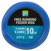preston innovations navazec free running feeder rigs 0 28 mm 4 54 kg 7 m