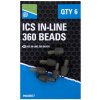 preston innovations zarazky ics in line 360 beads 6 ks