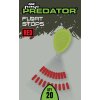 FOX RAGE PREDATOR Float Stops - Red