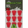 FOX RAGE PREDATOR Bait Fins – Red