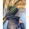 FOX MATRIX Čepice Lime Grey Bobble Hat