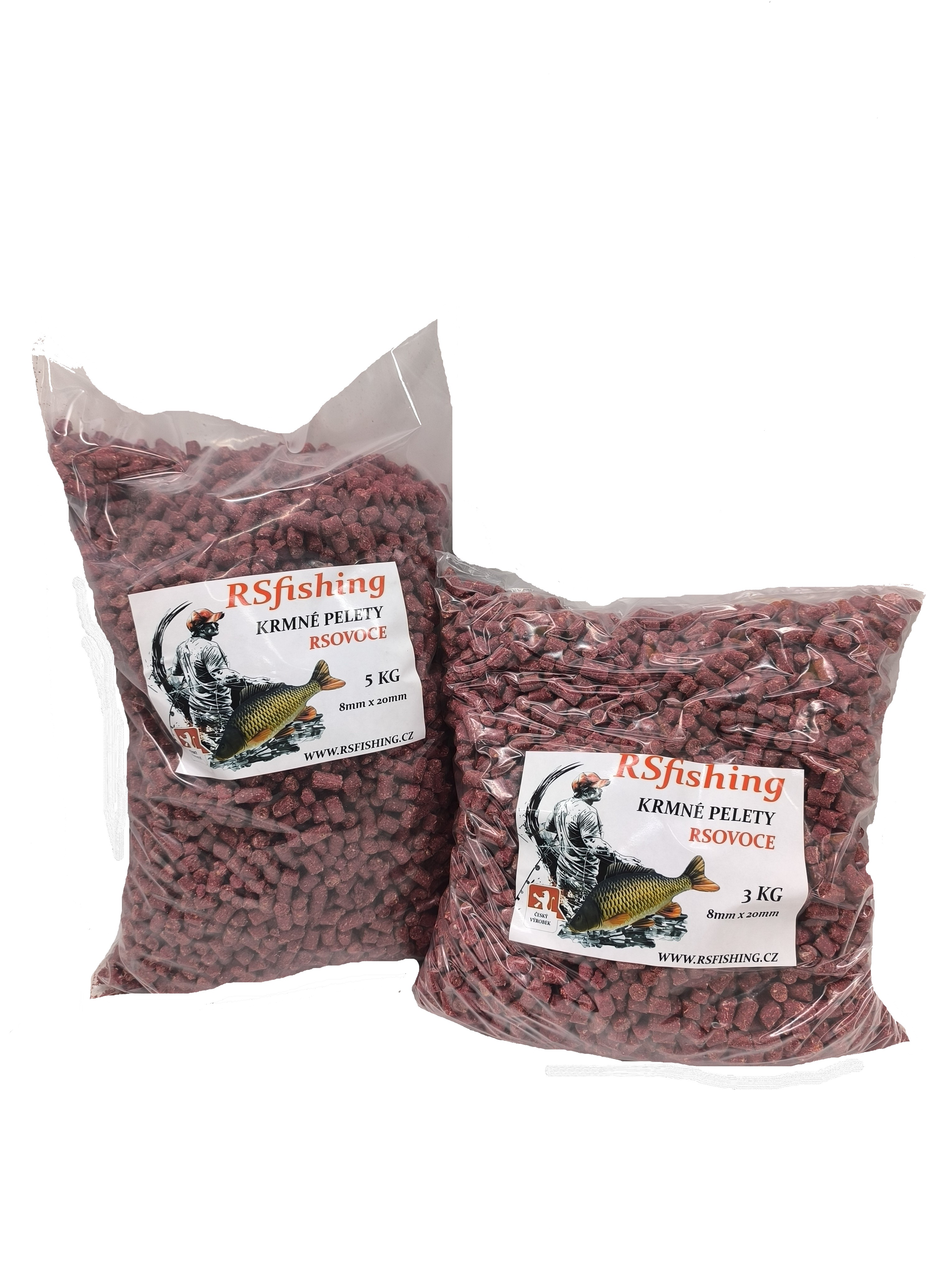 KRMNÉ PELETY 8 mm RSOVOCE  5KG