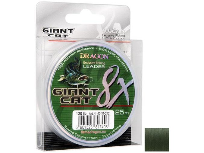 Šňůra DRAGON Giant Cat 8X 25m