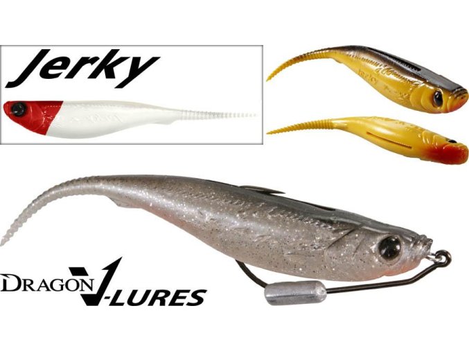 Jerkbait DRAGON Jerky RH (* Jerkbait DRAGON Jerky RH 8,0" (20,0cm) 5ks)