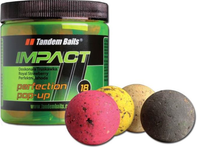 Boilies TANDEM BAITS Impact Perfection Pop Up 18mm 250ml