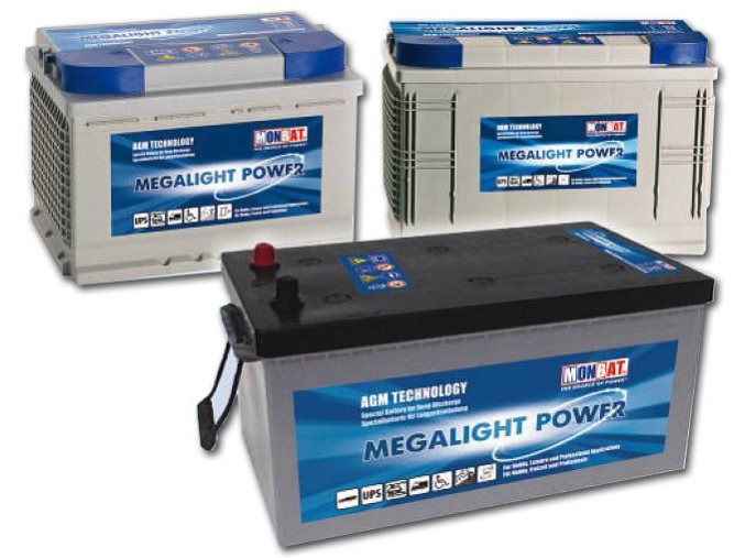 Baterie MONBAT AGM Megalight Power 12V 49Ah-200Ah