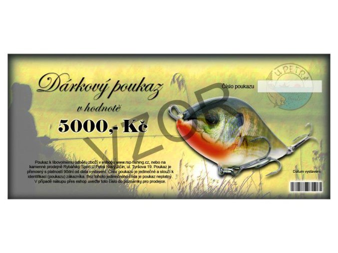 Dárkový poukaz emailem