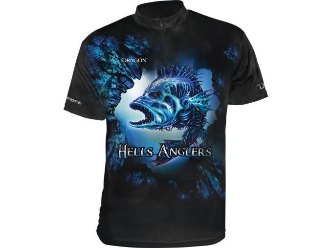 Tričko DRAGON Hells Anglers ClimaDRY - okoun