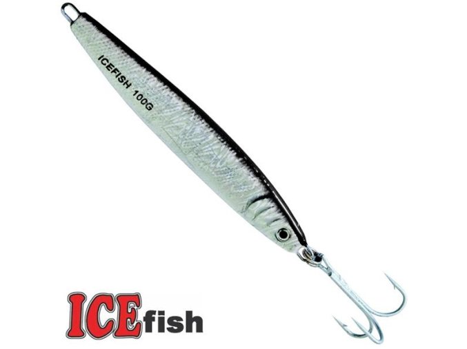 Pilker Ice Fish 3D-B černý