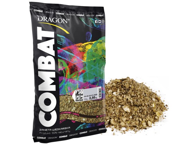 Vnadící směs Dragon COMBAT Cejn Arašíd-perník 2,5kg