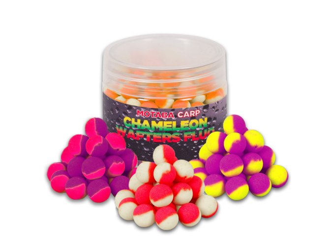 Boilie MOTABA Carp Chameleon Wafters Fluo 15mm