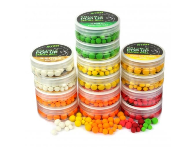 Boilie STÉG Soluble Pop Up SB 12mm 25g