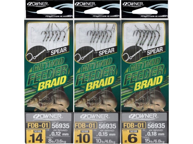 Návazec Owner FDB-01 Spear (* Návazec Owner FDB-01 Spear 0,12mm 3,6kg vel. 14)